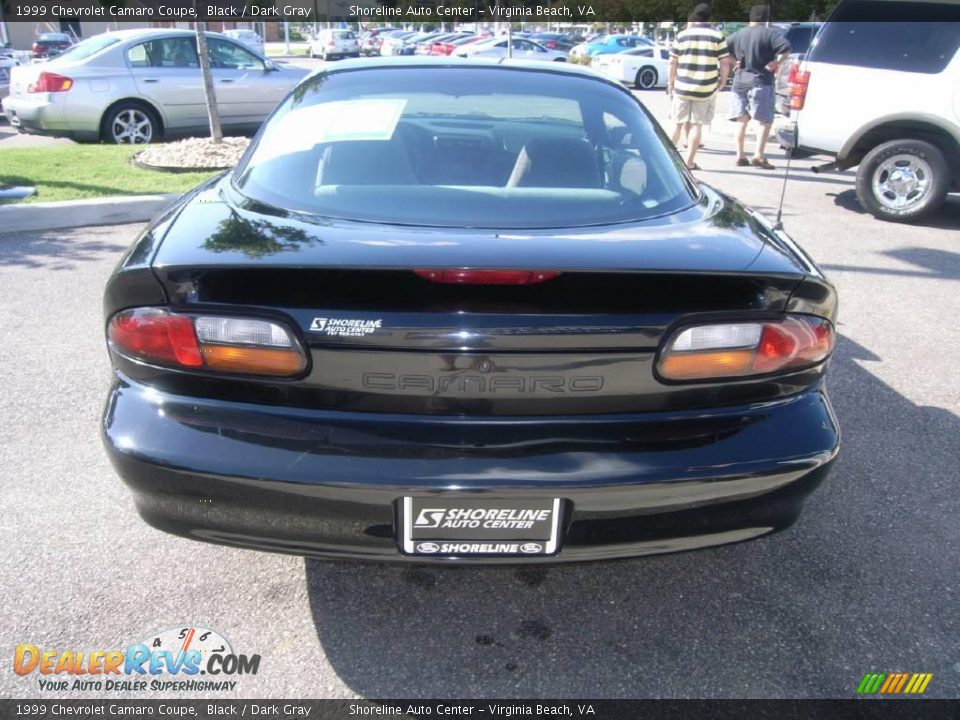 1999 Chevrolet Camaro Coupe Black / Dark Gray Photo #4