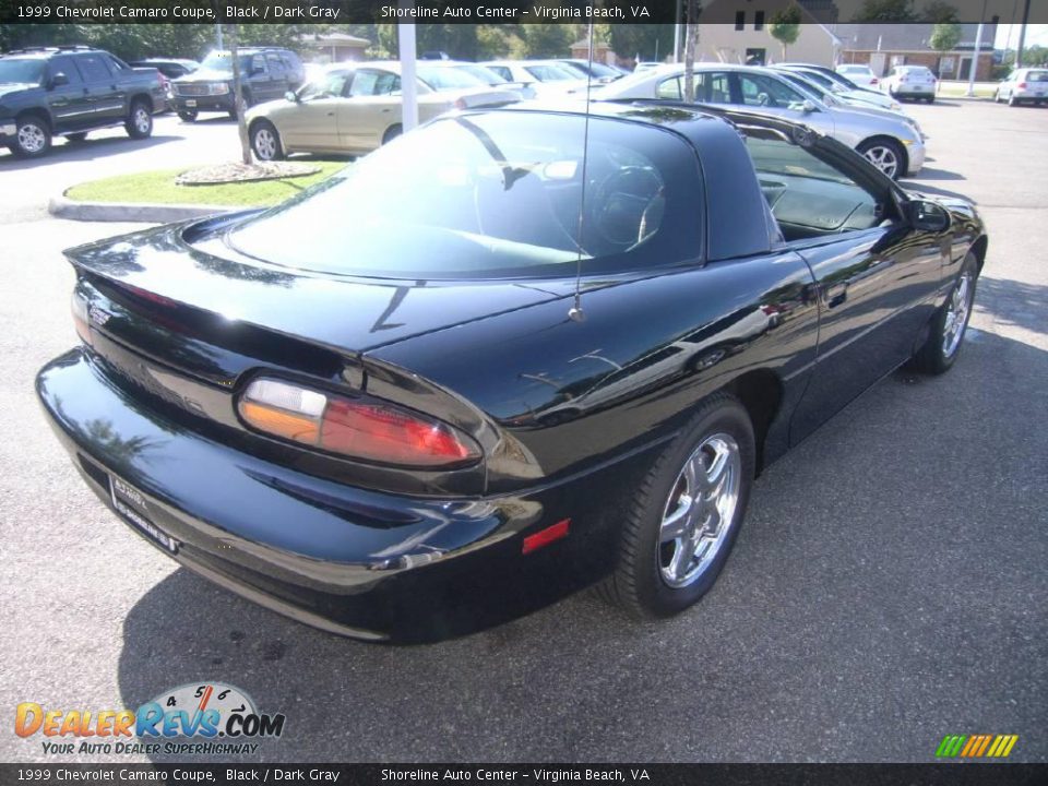 1999 Chevrolet Camaro Coupe Black / Dark Gray Photo #5