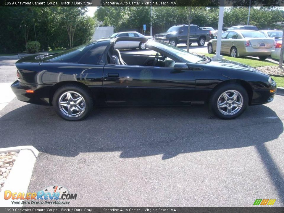 1999 Chevrolet Camaro Coupe Black / Dark Gray Photo #6