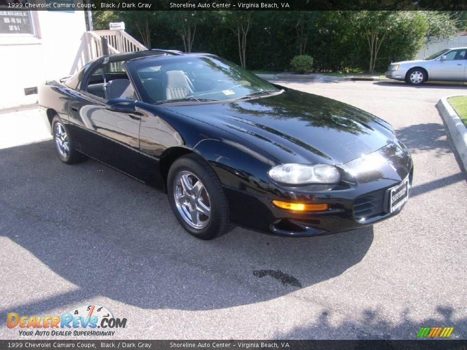 1999 Chevrolet Camaro Coupe Black / Dark Gray Photo #7