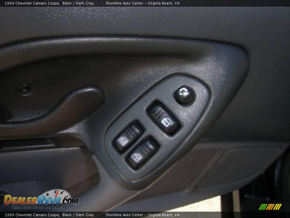 1999 Chevrolet Camaro Coupe Black / Dark Gray Photo #11
