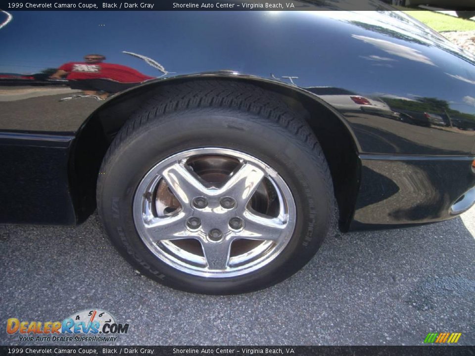 1999 Chevrolet Camaro Coupe Black / Dark Gray Photo #16
