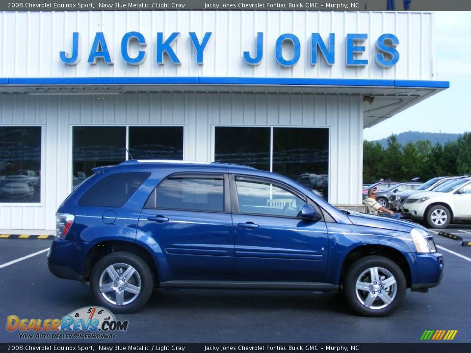 2008 Chevrolet Equinox Sport Navy Blue Metallic / Light Gray Photo #1