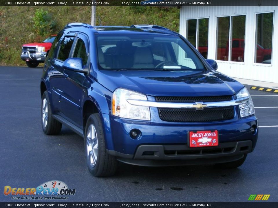 2008 Chevrolet Equinox Sport Navy Blue Metallic / Light Gray Photo #2