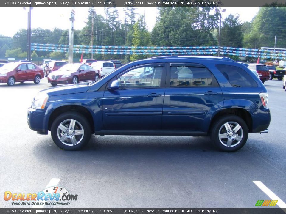 2008 Chevrolet Equinox Sport Navy Blue Metallic / Light Gray Photo #5