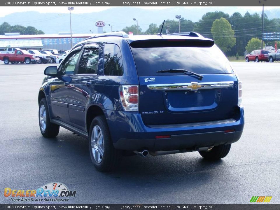 2008 Chevrolet Equinox Sport Navy Blue Metallic / Light Gray Photo #6