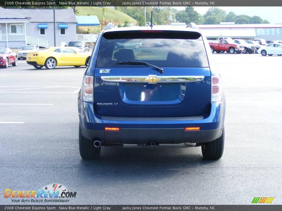 2008 Chevrolet Equinox Sport Navy Blue Metallic / Light Gray Photo #7