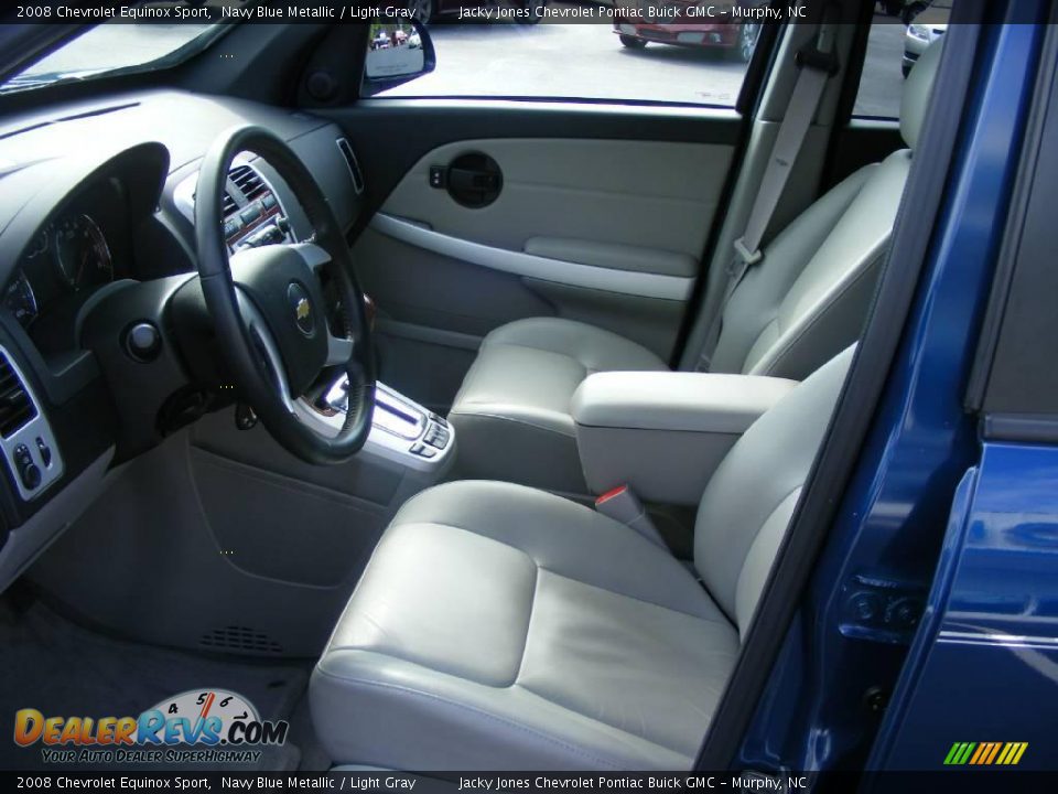 2008 Chevrolet Equinox Sport Navy Blue Metallic / Light Gray Photo #10