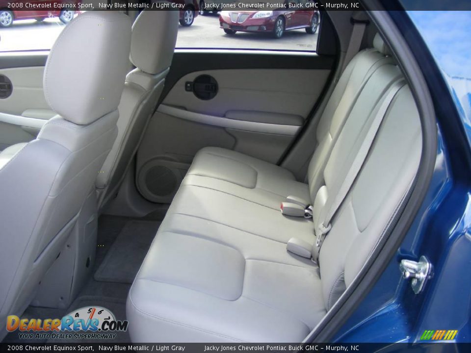 2008 Chevrolet Equinox Sport Navy Blue Metallic / Light Gray Photo #11