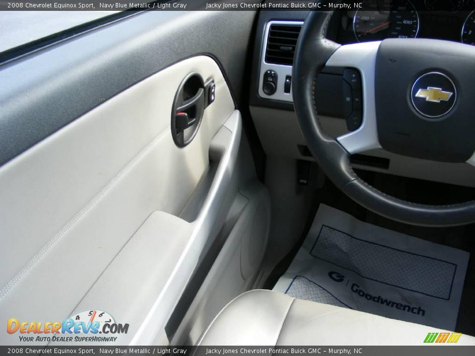 2008 Chevrolet Equinox Sport Navy Blue Metallic / Light Gray Photo #12