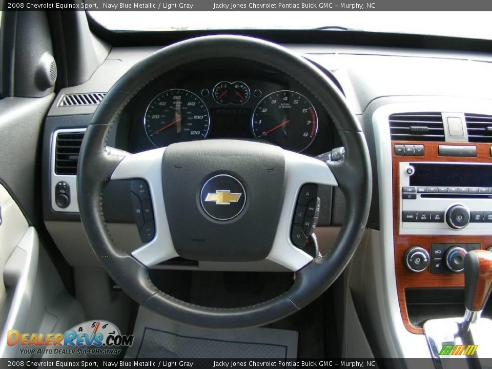 2008 Chevrolet Equinox Sport Navy Blue Metallic / Light Gray Photo #13