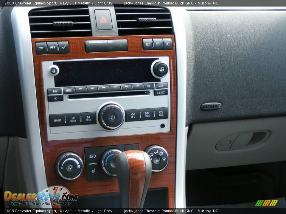 2008 Chevrolet Equinox Sport Navy Blue Metallic / Light Gray Photo #14