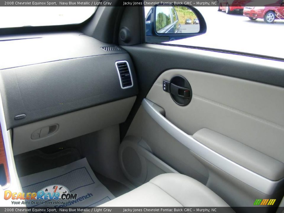 2008 Chevrolet Equinox Sport Navy Blue Metallic / Light Gray Photo #16