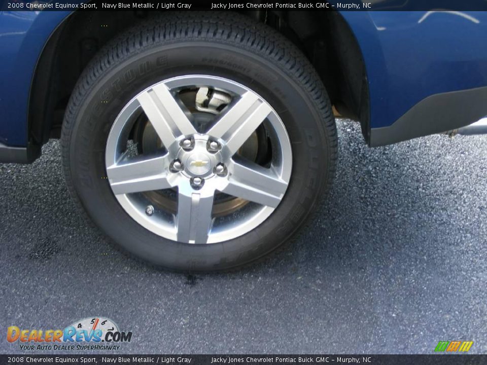 2008 Chevrolet Equinox Sport Navy Blue Metallic / Light Gray Photo #17