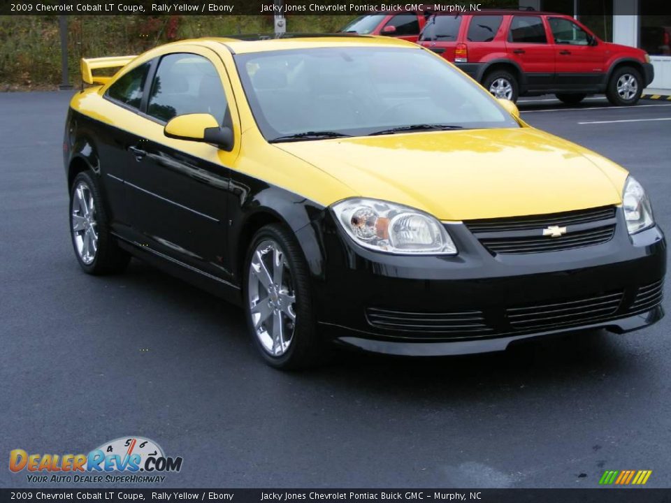 2009 Chevrolet Cobalt LT Coupe Rally Yellow / Ebony Photo #2