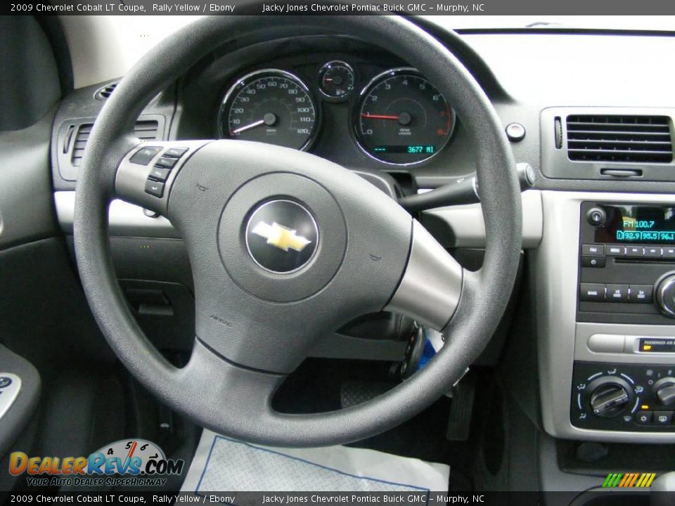 2009 Chevrolet Cobalt LT Coupe Rally Yellow / Ebony Photo #12