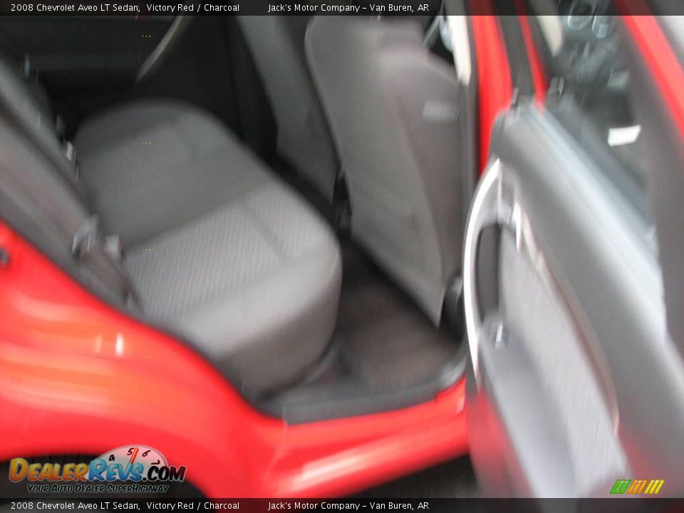 2008 Chevrolet Aveo LT Sedan Victory Red / Charcoal Photo #11