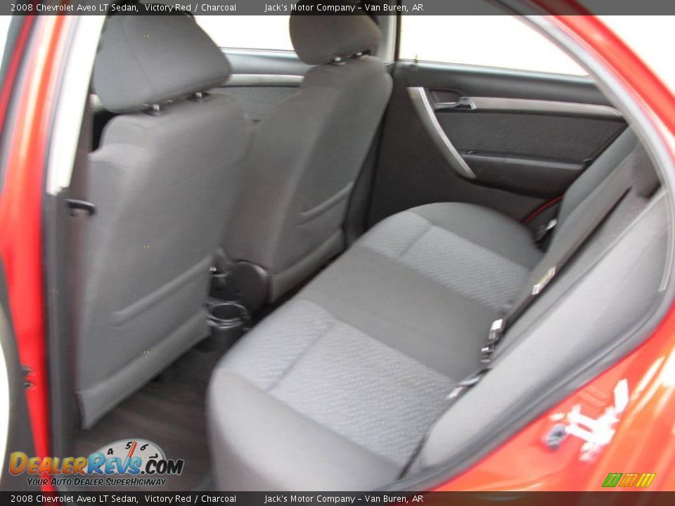 2008 Chevrolet Aveo LT Sedan Victory Red / Charcoal Photo #12