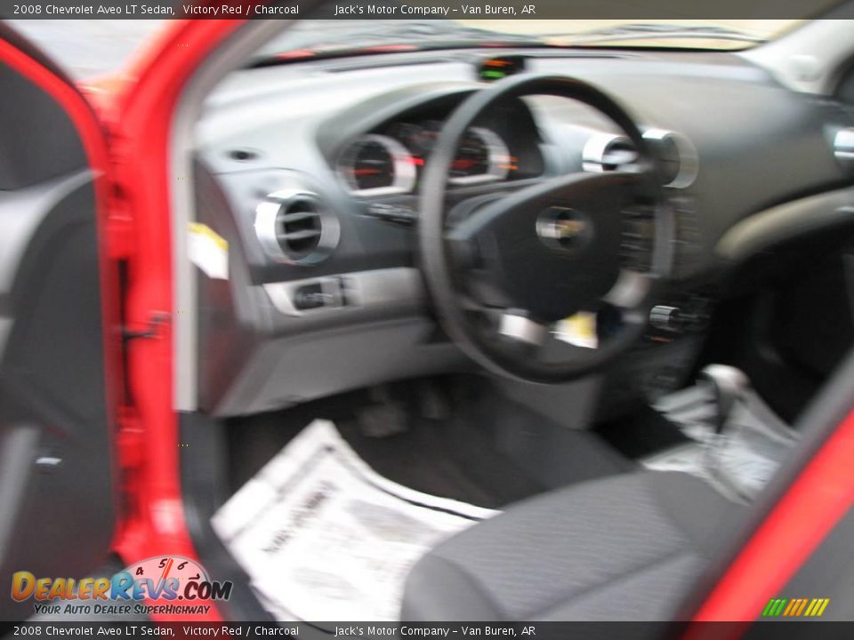 2008 Chevrolet Aveo LT Sedan Victory Red / Charcoal Photo #14