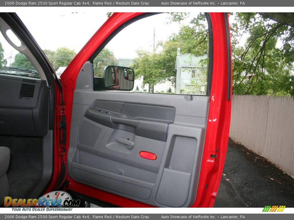 2006 Dodge Ram 2500 Sport Regular Cab 4x4 Flame Red / Medium Slate Gray Photo #13