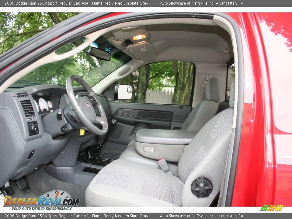 2006 Dodge Ram 2500 Sport Regular Cab 4x4 Flame Red / Medium Slate Gray Photo #14