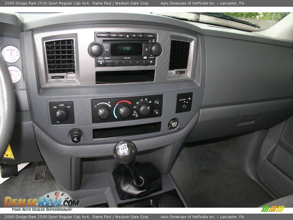 2006 Dodge Ram 2500 Sport Regular Cab 4x4 Flame Red / Medium Slate Gray Photo #18