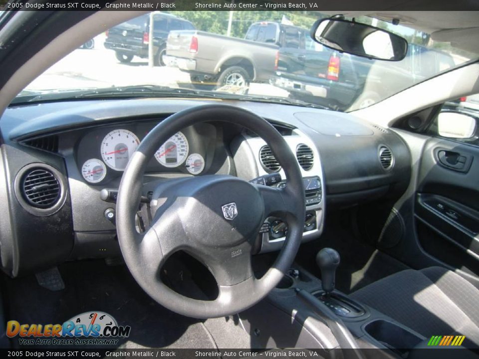 2005 Dodge Stratus SXT Coupe Graphite Metallic / Black Photo #14
