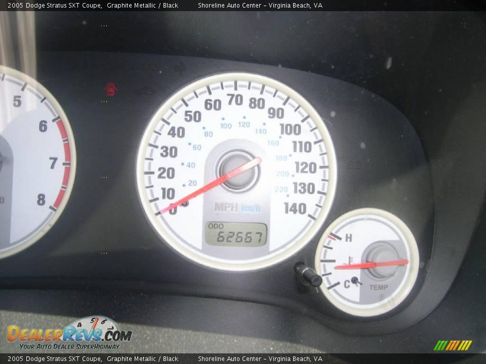 2005 Dodge Stratus SXT Coupe Graphite Metallic / Black Photo #17
