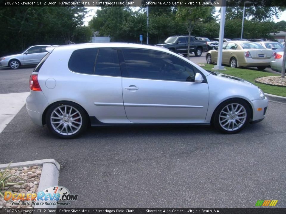 2007 Volkswagen GTI 2 Door Reflex Silver Metallic / Interlagos Plaid Cloth Photo #7