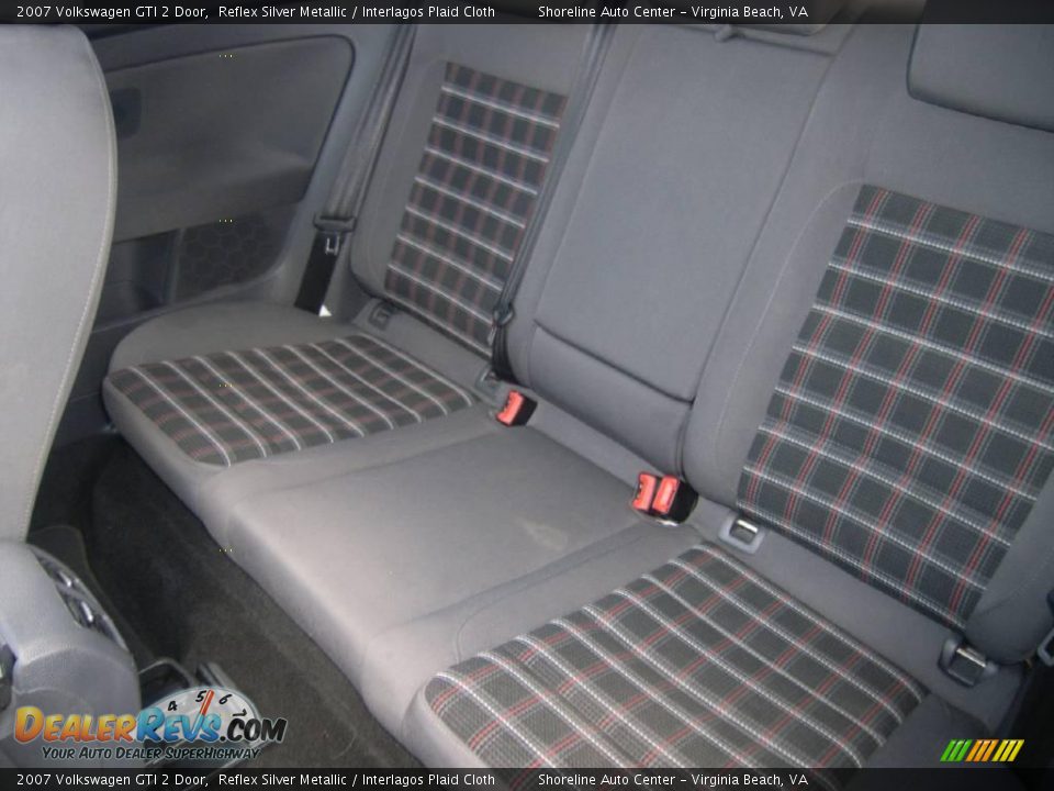 2007 Volkswagen GTI 2 Door Reflex Silver Metallic / Interlagos Plaid Cloth Photo #11