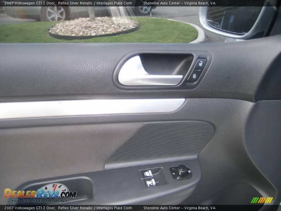 2007 Volkswagen GTI 2 Door Reflex Silver Metallic / Interlagos Plaid Cloth Photo #13