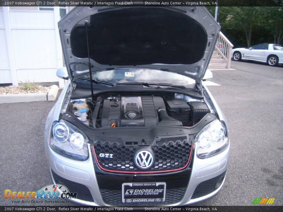 2007 Volkswagen GTI 2 Door Reflex Silver Metallic / Interlagos Plaid Cloth Photo #21