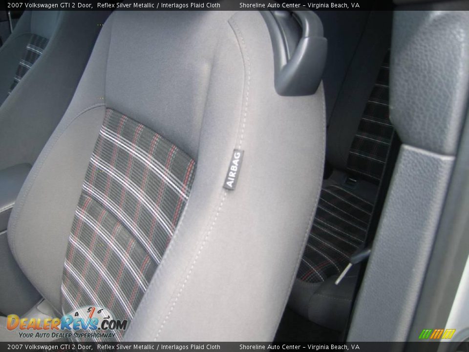 2007 Volkswagen GTI 2 Door Reflex Silver Metallic / Interlagos Plaid Cloth Photo #22