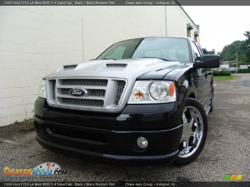 2006 Ford F150 LA West BOSS 5.4 SuperCab Black / Black/Medium Flint Photo #1