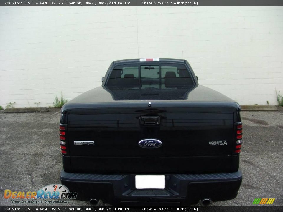 2006 Ford F150 LA West BOSS 5.4 SuperCab Black / Black/Medium Flint Photo #8