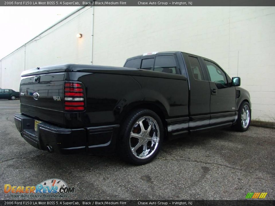 2006 Ford F150 LA West BOSS 5.4 SuperCab Black / Black/Medium Flint Photo #11