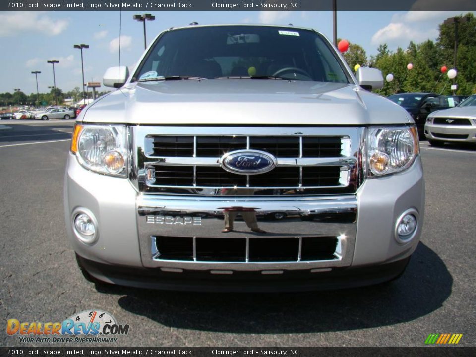 2010 Ford Escape Limited Ingot Silver Metallic / Charcoal Black Photo #7