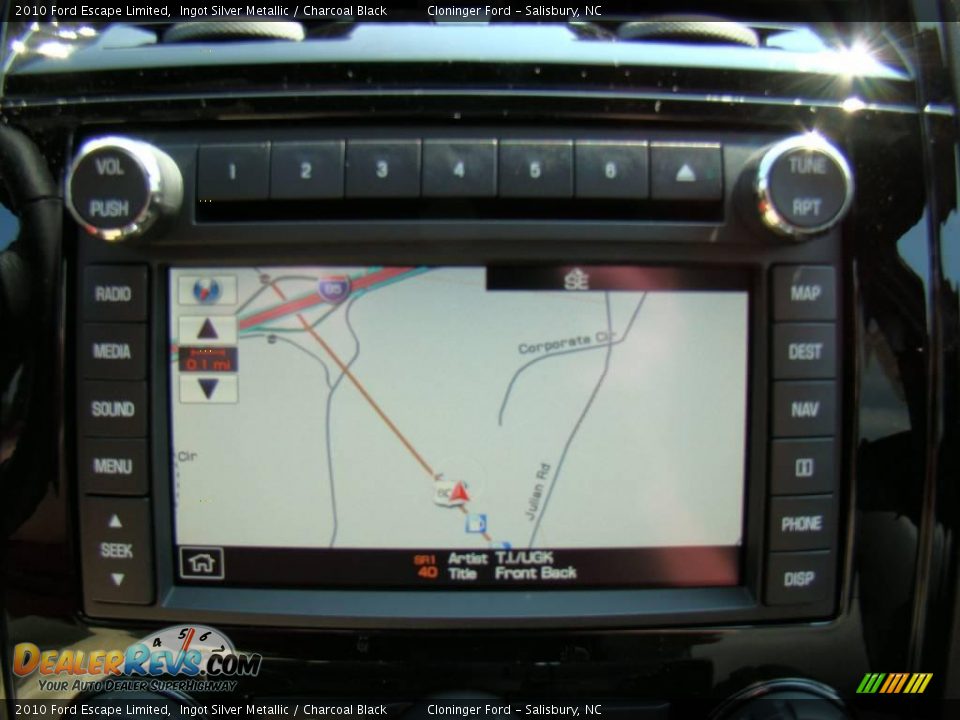 2010 Ford Escape Limited Ingot Silver Metallic / Charcoal Black Photo #21