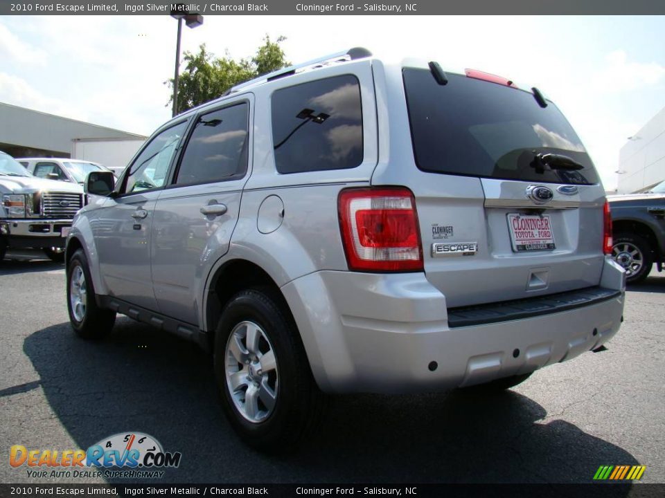 2010 Ford Escape Limited Ingot Silver Metallic / Charcoal Black Photo #30