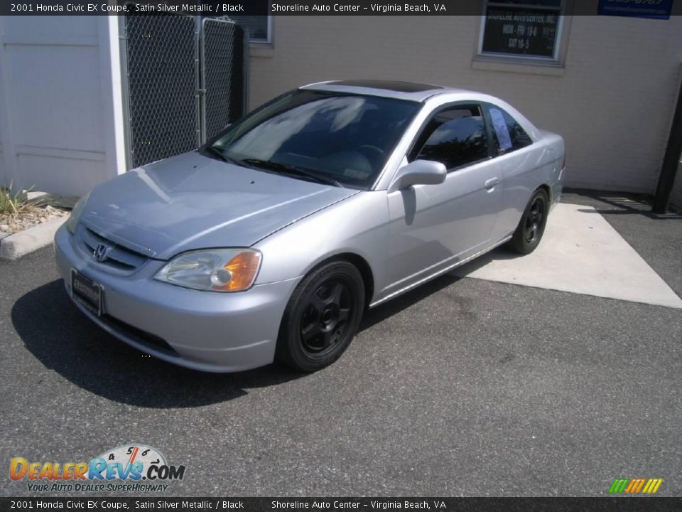 2001 Silver honda civic coupe #4