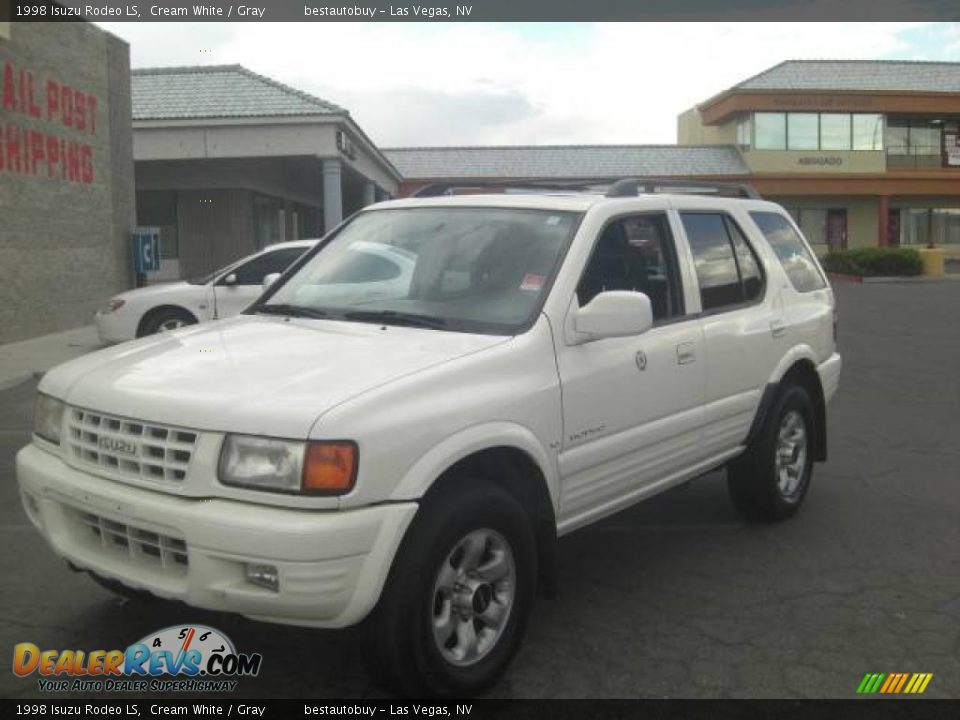 1998 Isuzu Rodeo LS Cream White / Gray Photo #1