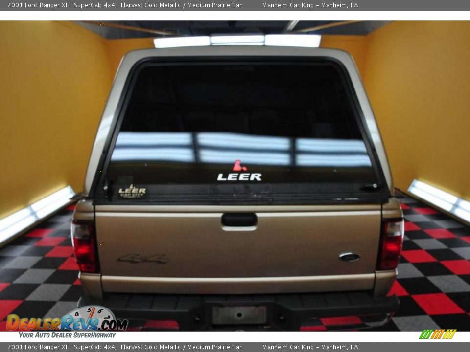 2001 Ford Ranger XLT SuperCab 4x4 Harvest Gold Metallic / Medium Prairie Tan Photo #5