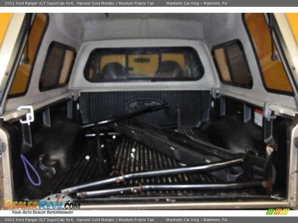 2001 Ford Ranger XLT SuperCab 4x4 Harvest Gold Metallic / Medium Prairie Tan Photo #14