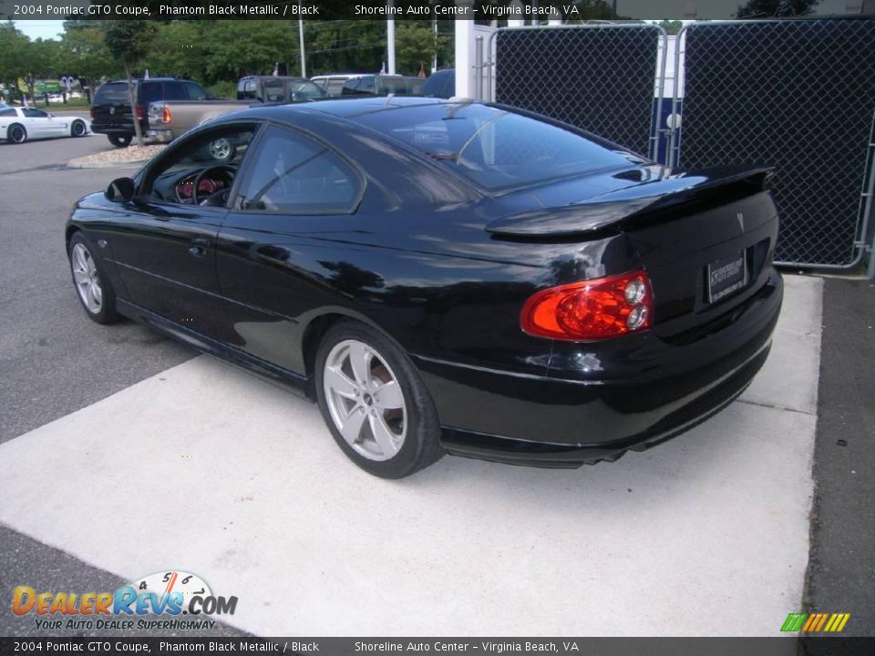 2004 Pontiac GTO Coupe Phantom Black Metallic / Black Photo #4