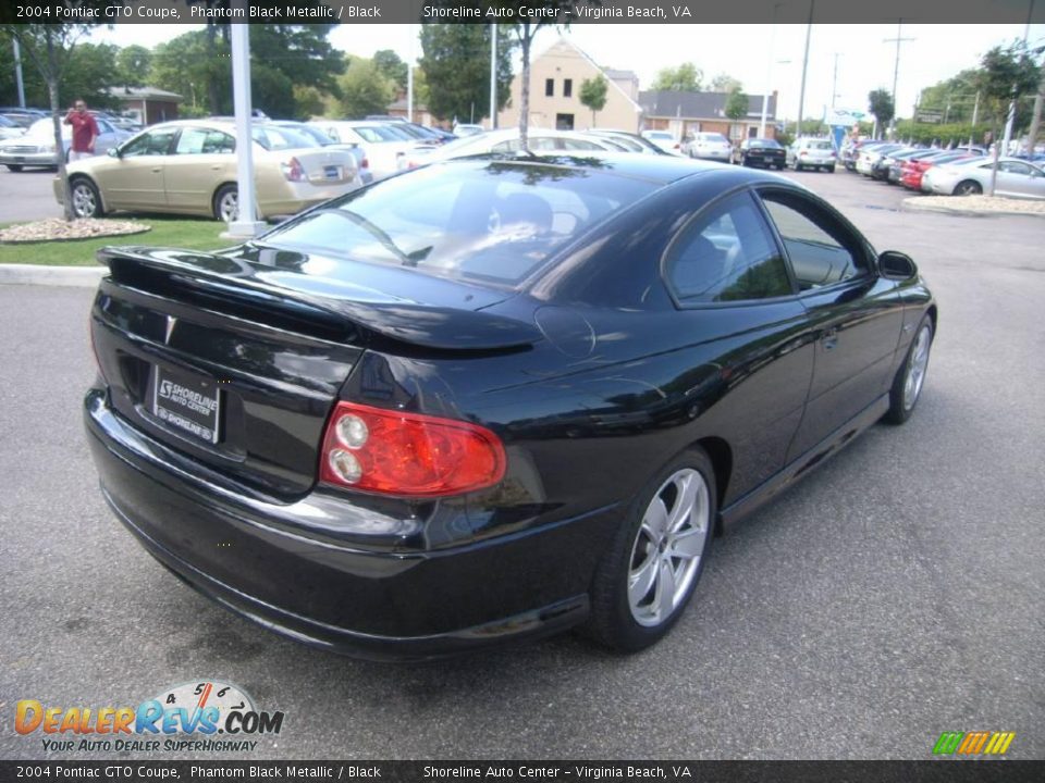 2004 Pontiac GTO Coupe Phantom Black Metallic / Black Photo #6