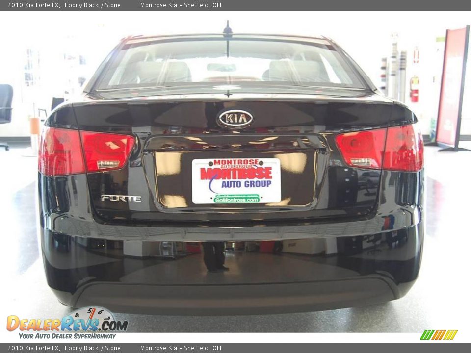 2010 Kia Forte LX Ebony Black / Stone Photo #5