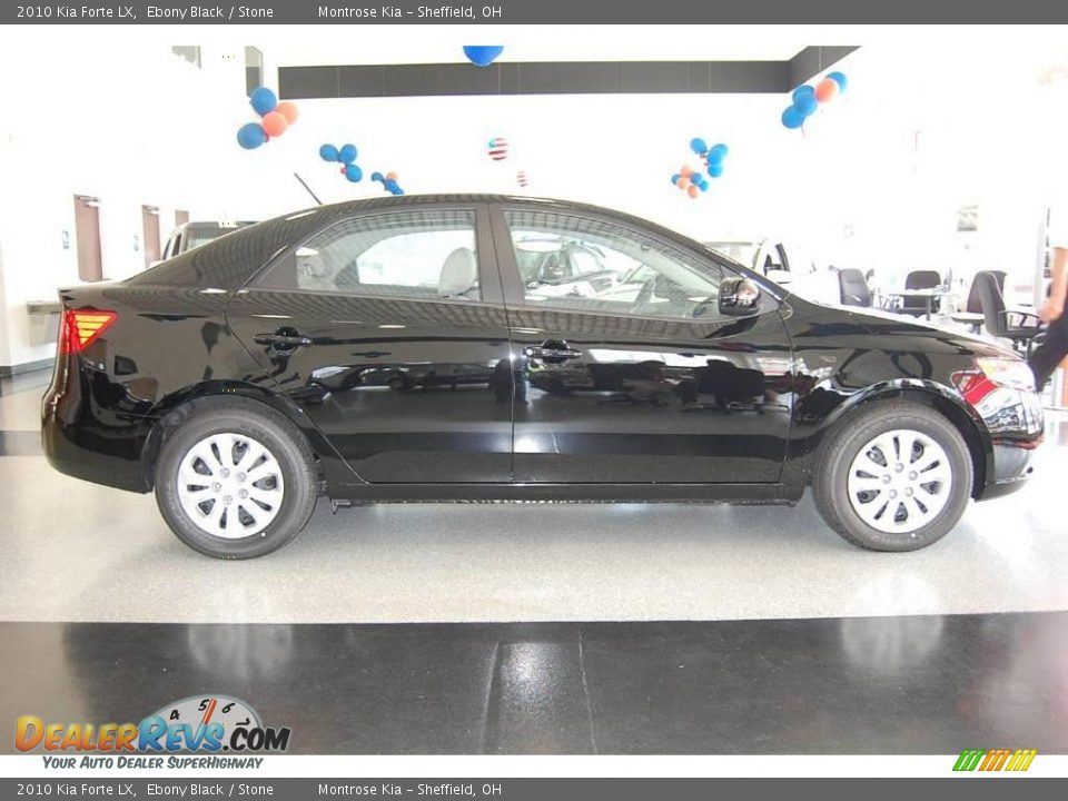 2010 Kia Forte LX Ebony Black / Stone Photo #6