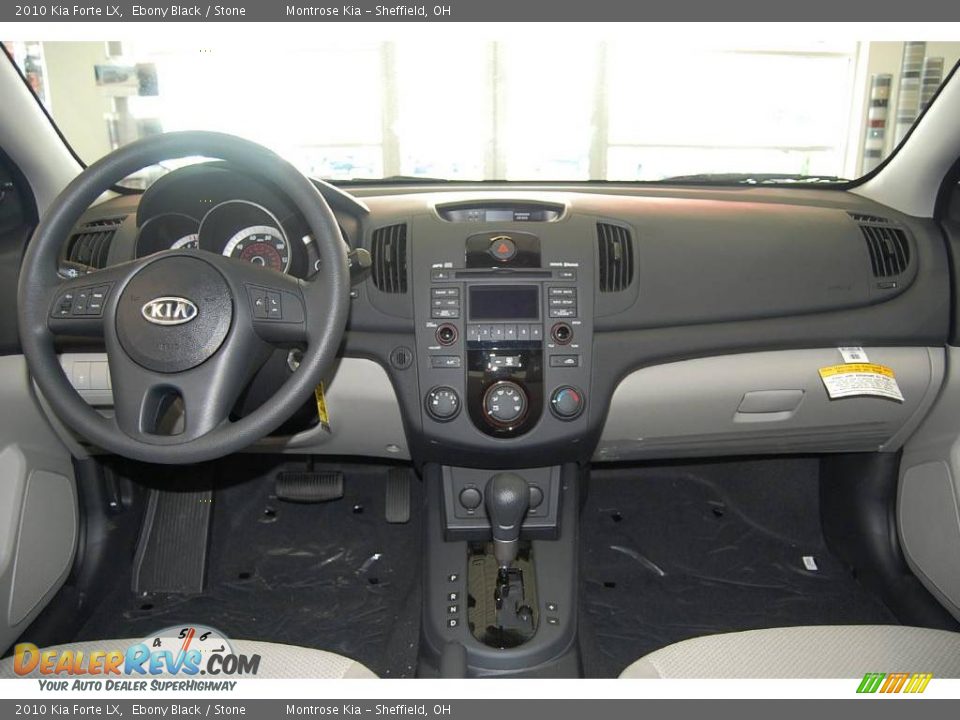 2010 Kia Forte LX Ebony Black / Stone Photo #8