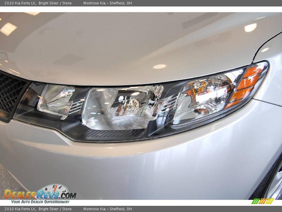 2010 Kia Forte LX Bright Silver / Stone Photo #7