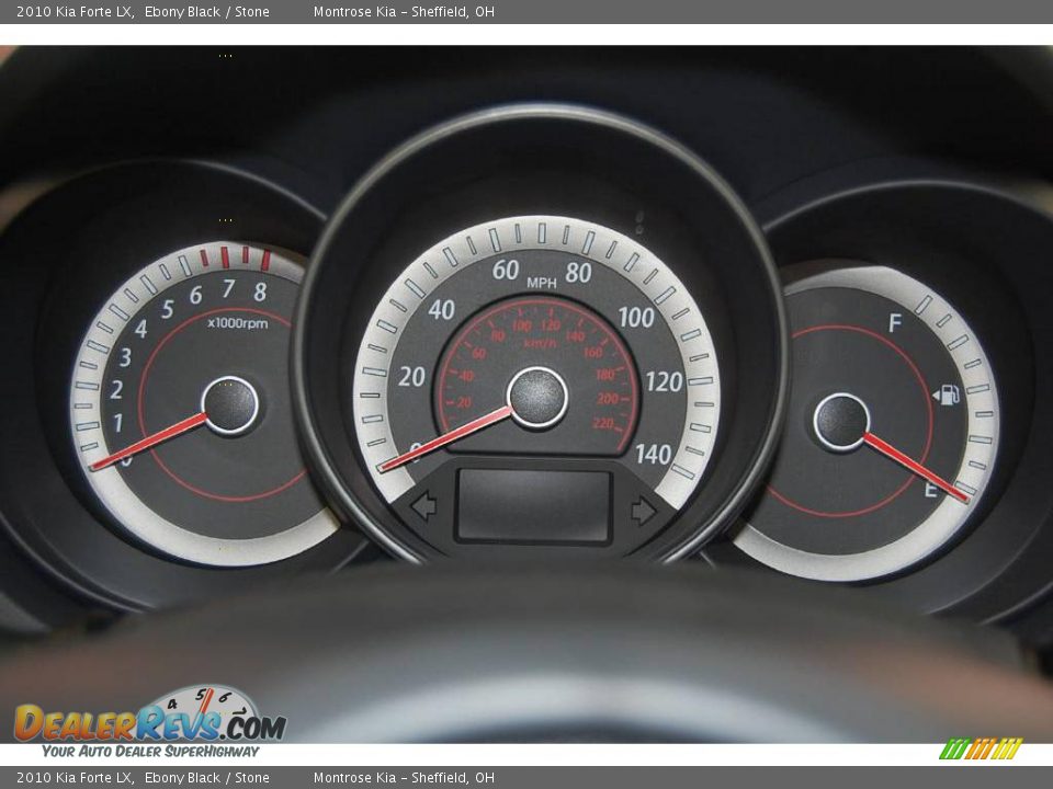2010 Kia Forte LX Ebony Black / Stone Photo #21